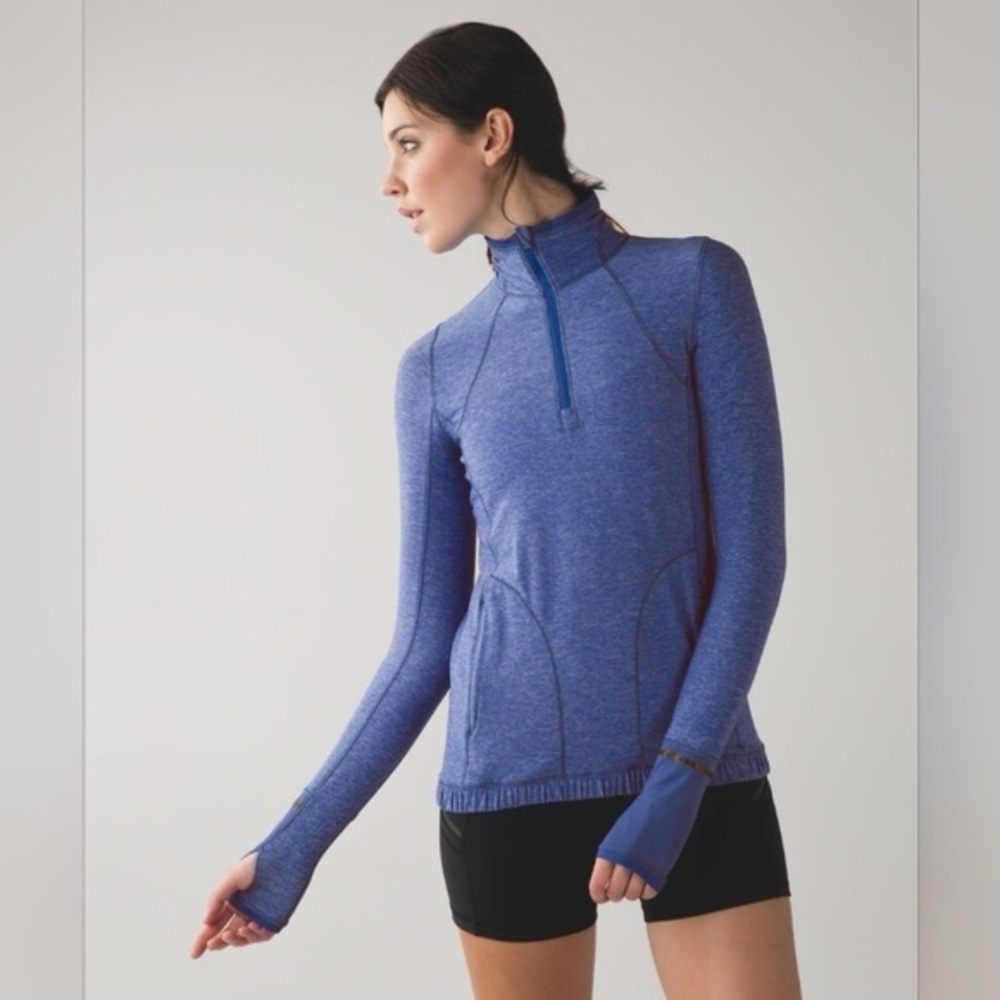 Lululemon Pace Pusher 1/2 Zip Pullover Sz 6 S Run Yoga Gym Athleisure Athletic